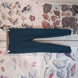 Old Navy Active Running Leggings Women's Medium Dark Blue/Green